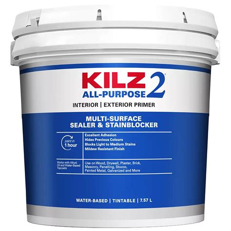 Kilz all purpose primer - Kilz 2 All Purpose Primer is a great general purpose and low-cost primer. It’s great for all kinds of DIY projects and won’t break …